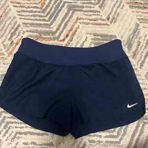 Nike Women's Dark Blue Athletic Shorts